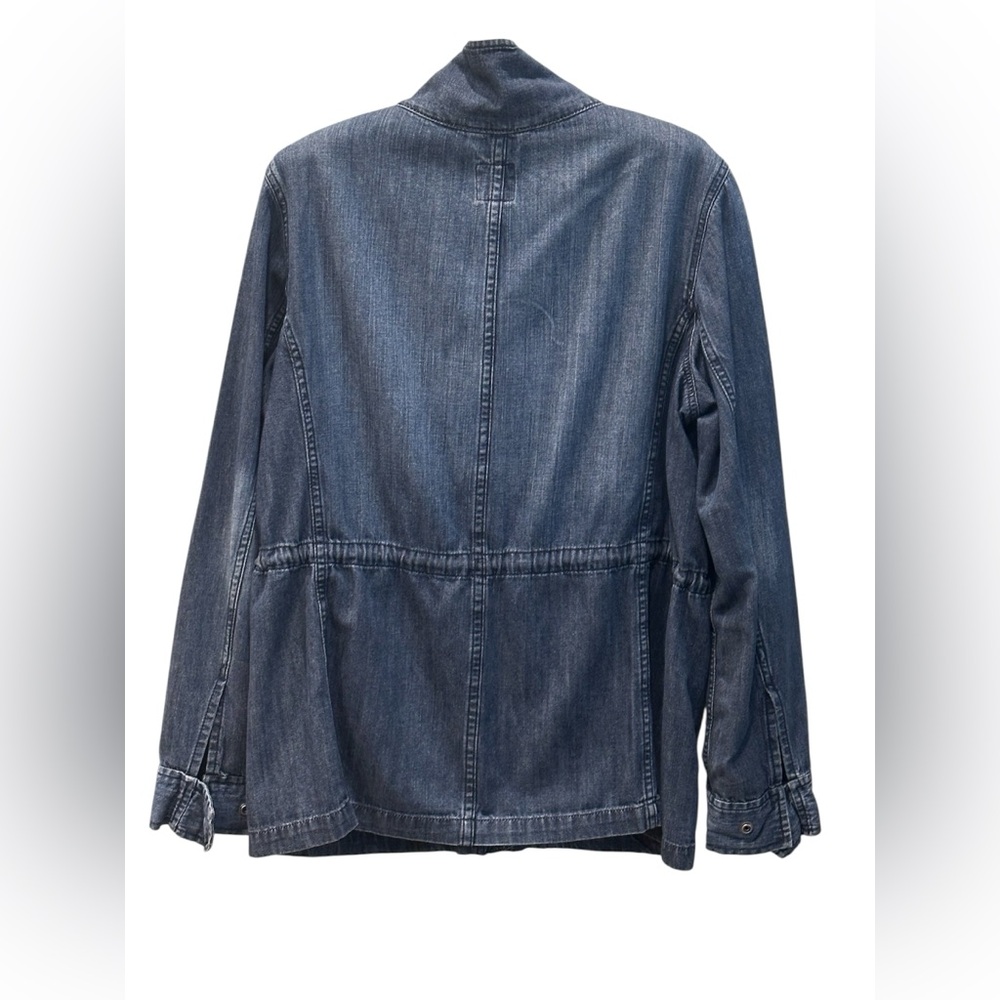GAP Jean Denim Jacket with drawstring waist - Picture 2 of 6